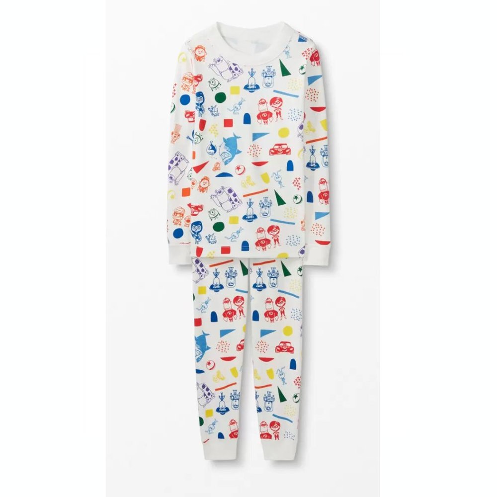 Hanna Andersson Organic Pixar Print Pajama Set 2T